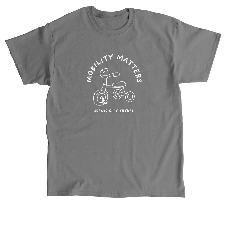 Mobility Matters, a Charcoal Classic Unisex Tee