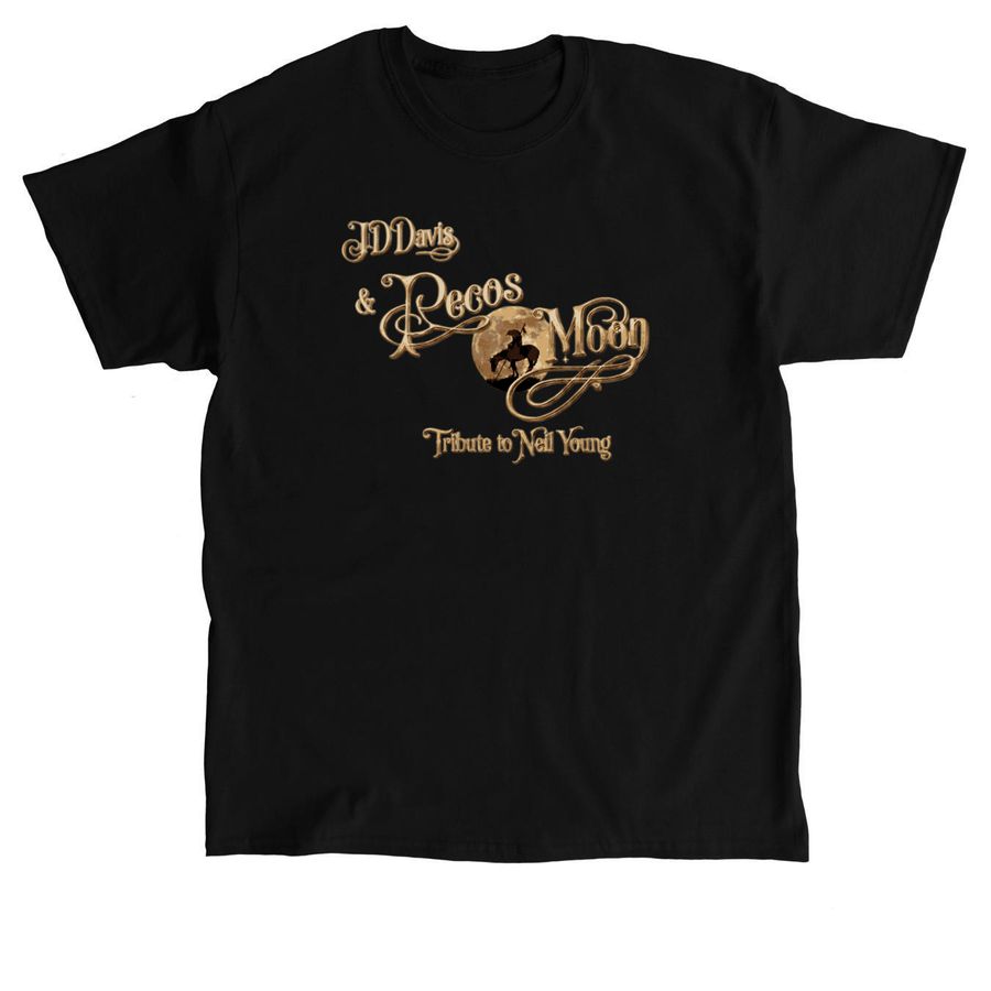 JD Davis Pecos Moon T, a Black Classic Unisex Tee