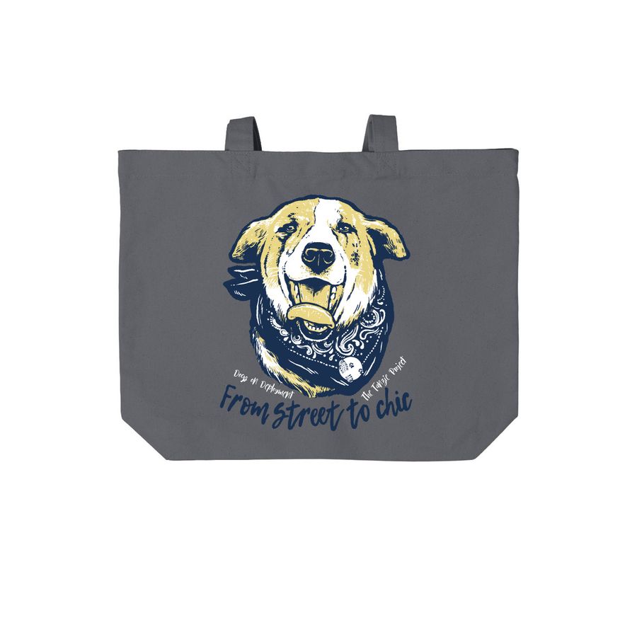 2017 DoD Mascot, Tanzie Totes, a Storm Grey Cotton Canvas Tote Bag