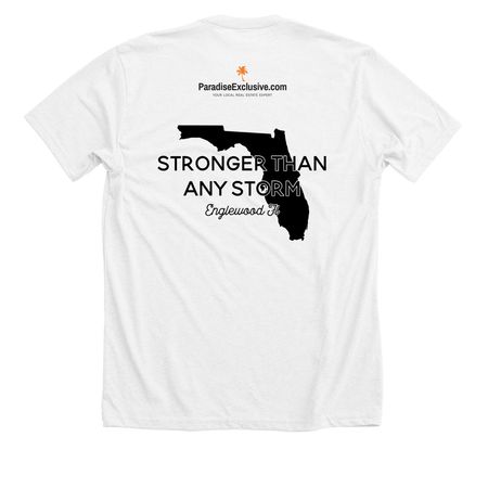 Stronger than Any Storm, a Solid White Blend Premium Unisex Tee