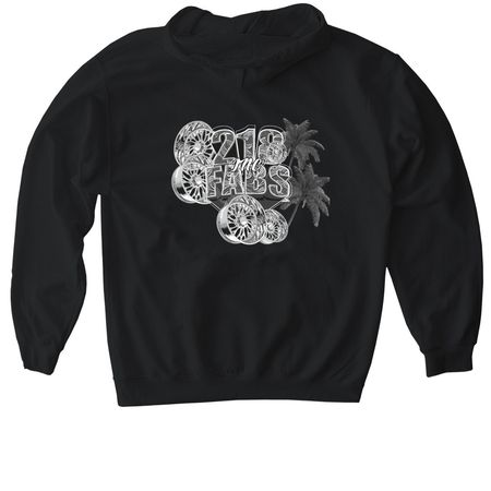 218 Fabs Clothing V2, a Black Gildan Softstyle Pullover Hoodie