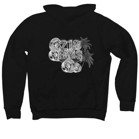 218 Fabs Clothing V2, a Black Premium Pullover Hoodie