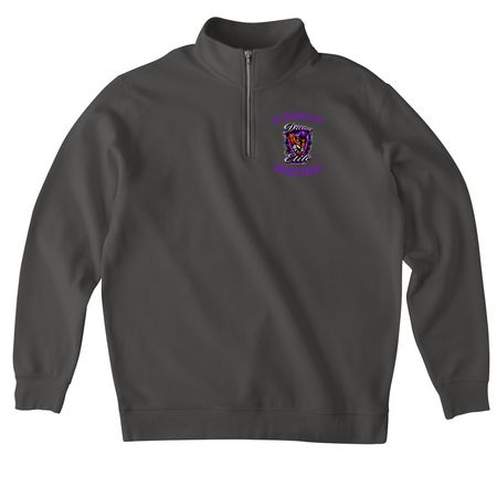 Boys Logo Collection, a Asphalt Midweight Quarter Zip Pullover