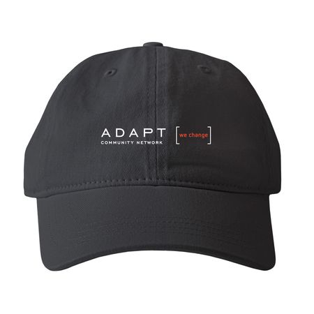 Baseball Cap, a Black Printed Pigment Dye Baseball Cap