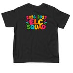 Glen Mar ELC Toddler Tees, a Black Toddler Tee (back-view)