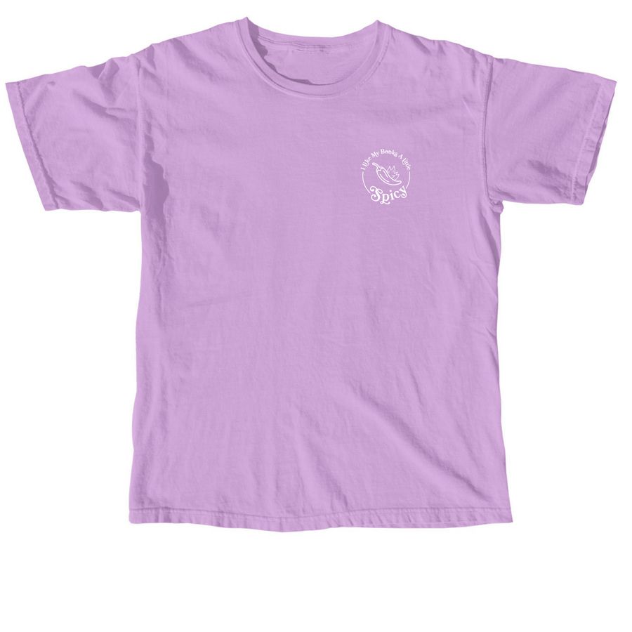 Spicy Little Book Club Merch, a Neon Violet Comfort Colors Unisex Tee