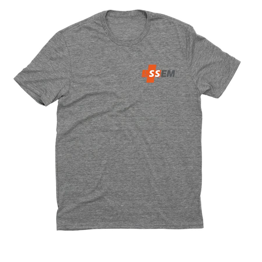 SSEM merch!, a Aluminum Grey Allmade Eco Triblend Unisex Tee