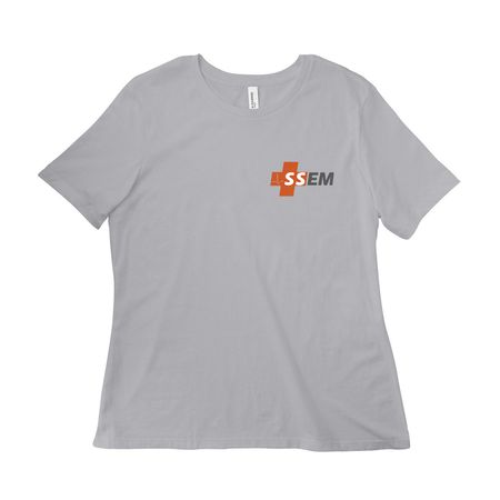SSEM merch!, a Solid Athletic Grey Women?s Relaxed Cotton Tee