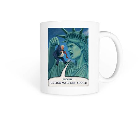 JUSTICE MATTERS, SPORT!-the mug, a White Coffee Mug