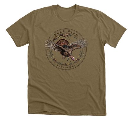 FBT merch, a Heather Olive Premium Unisex Tee