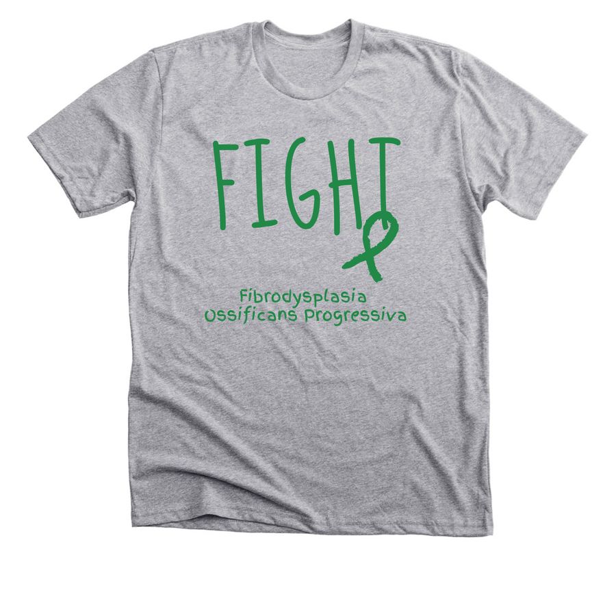 Fight, a Athletic Heather Premium Unisex Tee