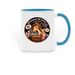 Gramma's Sleepy, a Light Blue Two-Tone Ceramic Mug