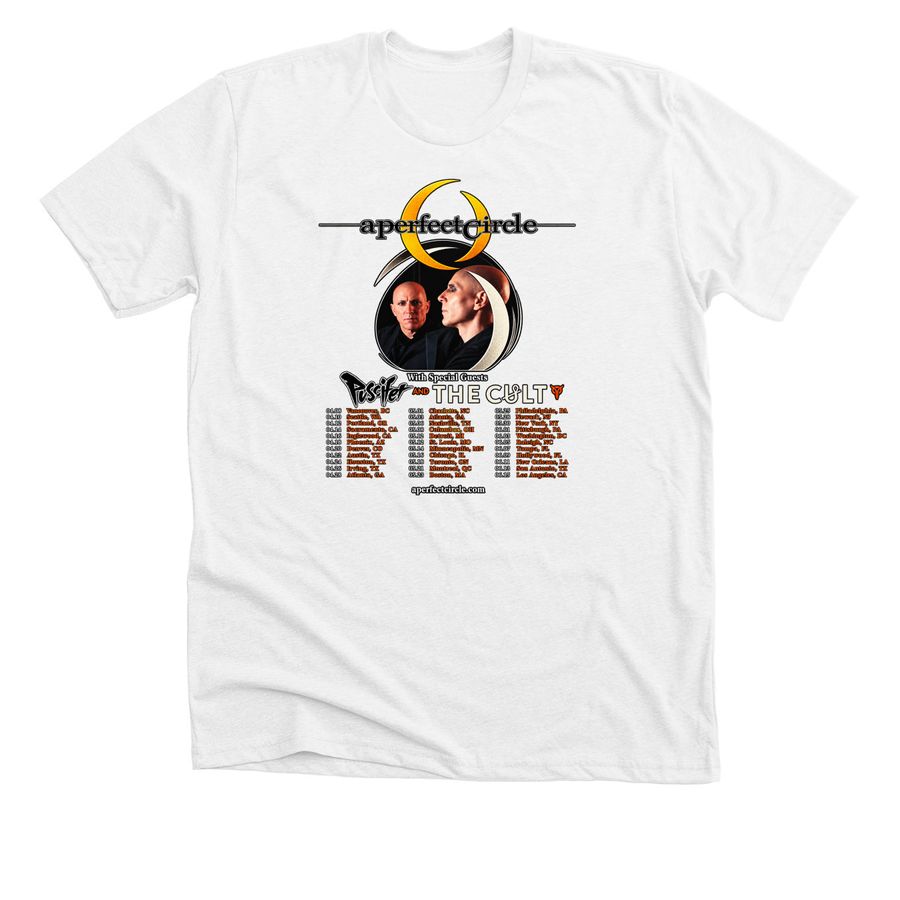 A Perfect Circle 2027 North American Tour Shi, a Solid White Blend Premium Unisex Tee