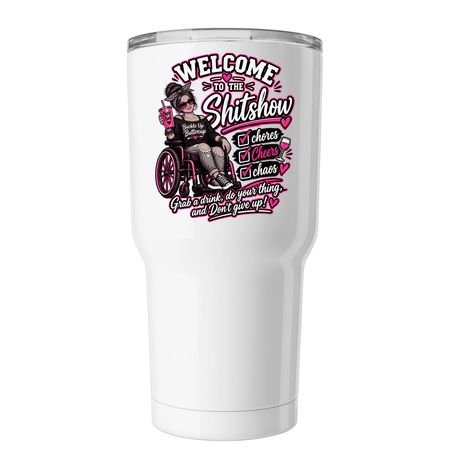 Welcome original, a White Insulated Tumbler
