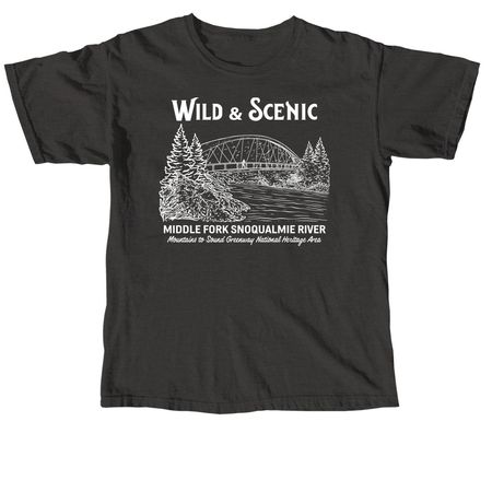 Wild & Scenic, a Pepper Comfort Colors Unisex Tee