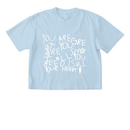 Maeve's Poem, a Chambray Comfort Colors Boxy Tee