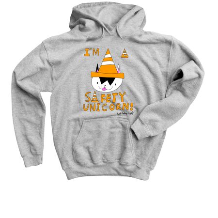 Safety Unicorn Ripley, a Sport Grey Youth Pullover Hoodie