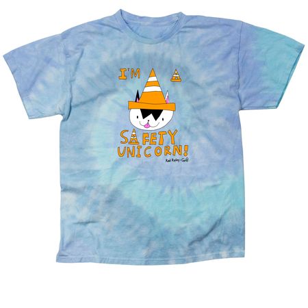 Safety Unicorn Ripley, a Lagoon Classic Tie Dye Tee