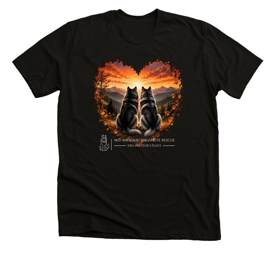 Rescue Needs, a Black Heather Premium Unisex Tee