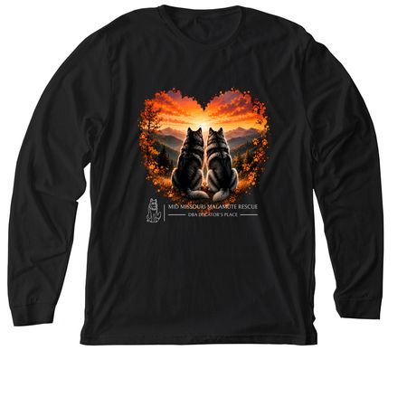 Rescue Needs, a Solid Black Blend Premium Long Sleeve Tee