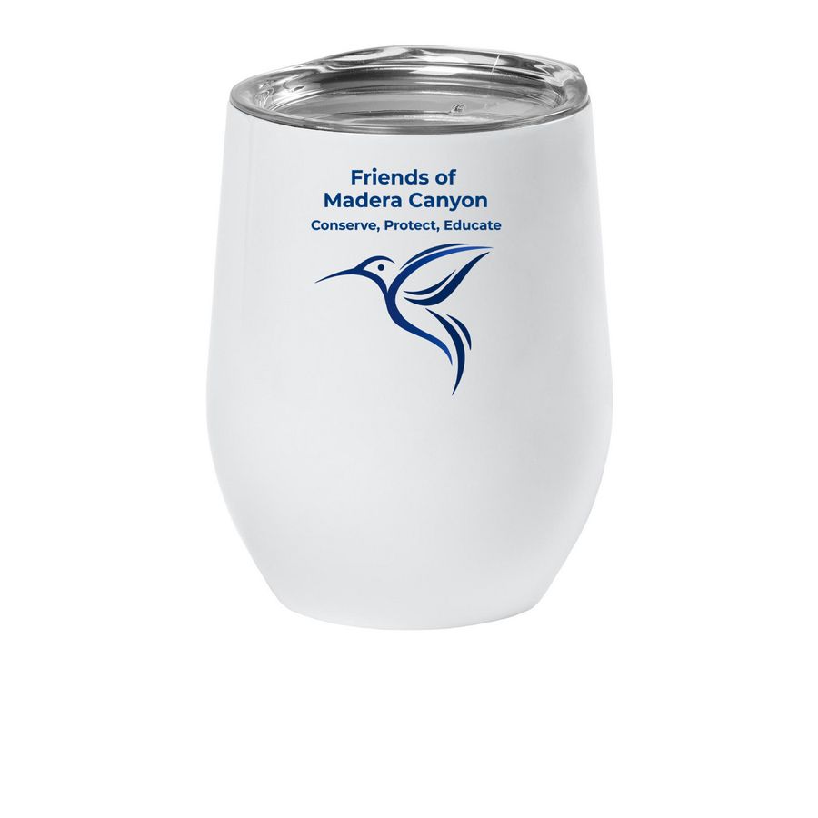 Friends of Madera Canyon, a White Insulated Wine Cup