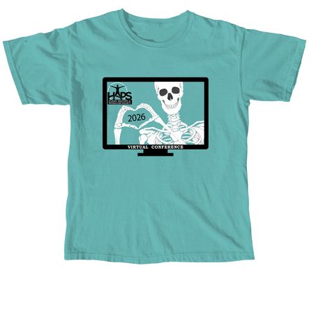 HAPS Virtual Conference, a Seafoam Comfort Colors Unisex Tee