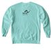 Spread Joy Tops, a Chalky Mint Comfort Colors Crewneck Sweatshirt (back-view)