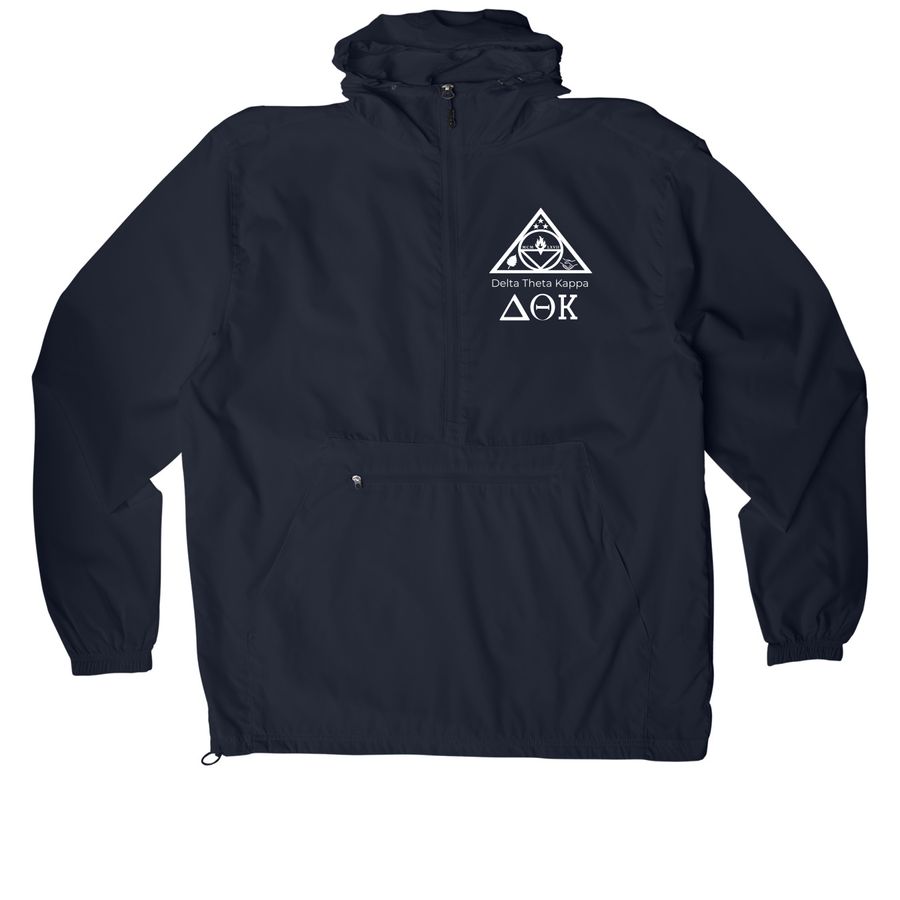 Windbreaker, a True Navy Packable Anorak