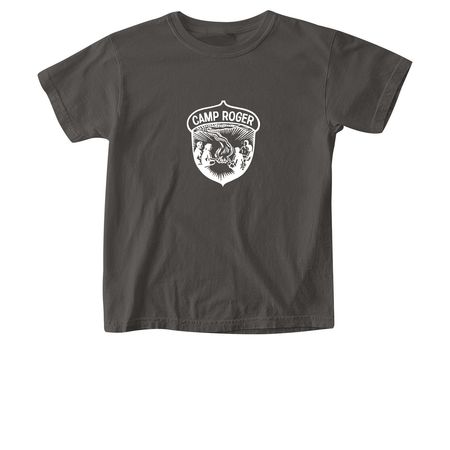 Camp Roger- YOUTH Sizes, a Pepper Comfort Colors Youth Tee