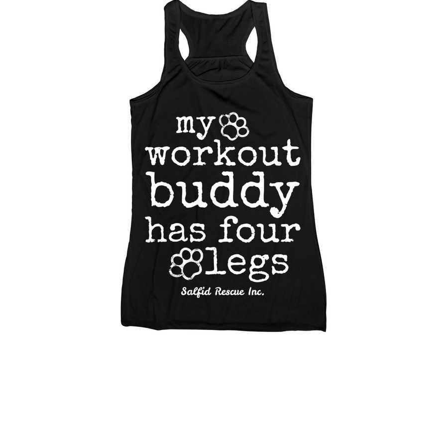I Work Out, a Black Women's Racerback