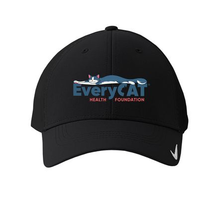 EveryCat Hats, a Black Printed Nike Dri-FIT Legacy Performance Cap