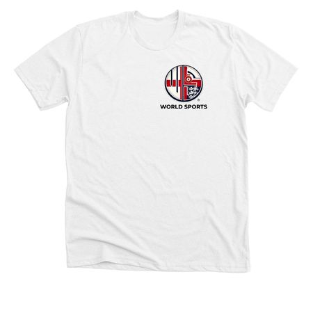 World Cup - England, a Solid White Blend Premium Unisex Tee