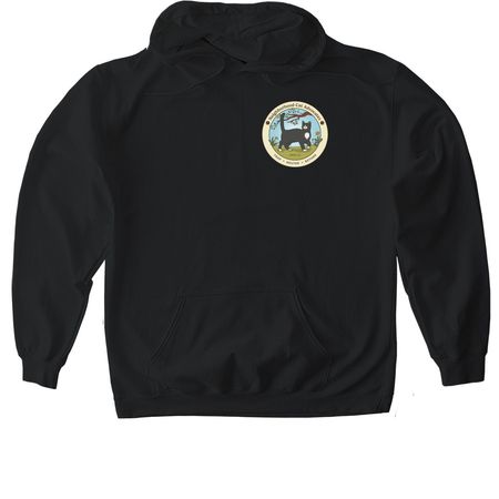 No Balls, No Brawls, a Black Gildan Softstyle Pullover Hoodie