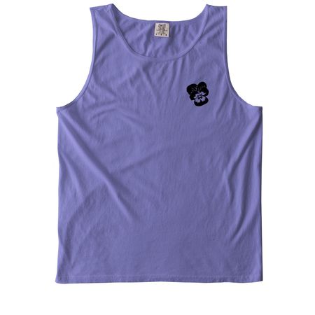 Queering the Field, a Violet Comfort Colors Tank Top