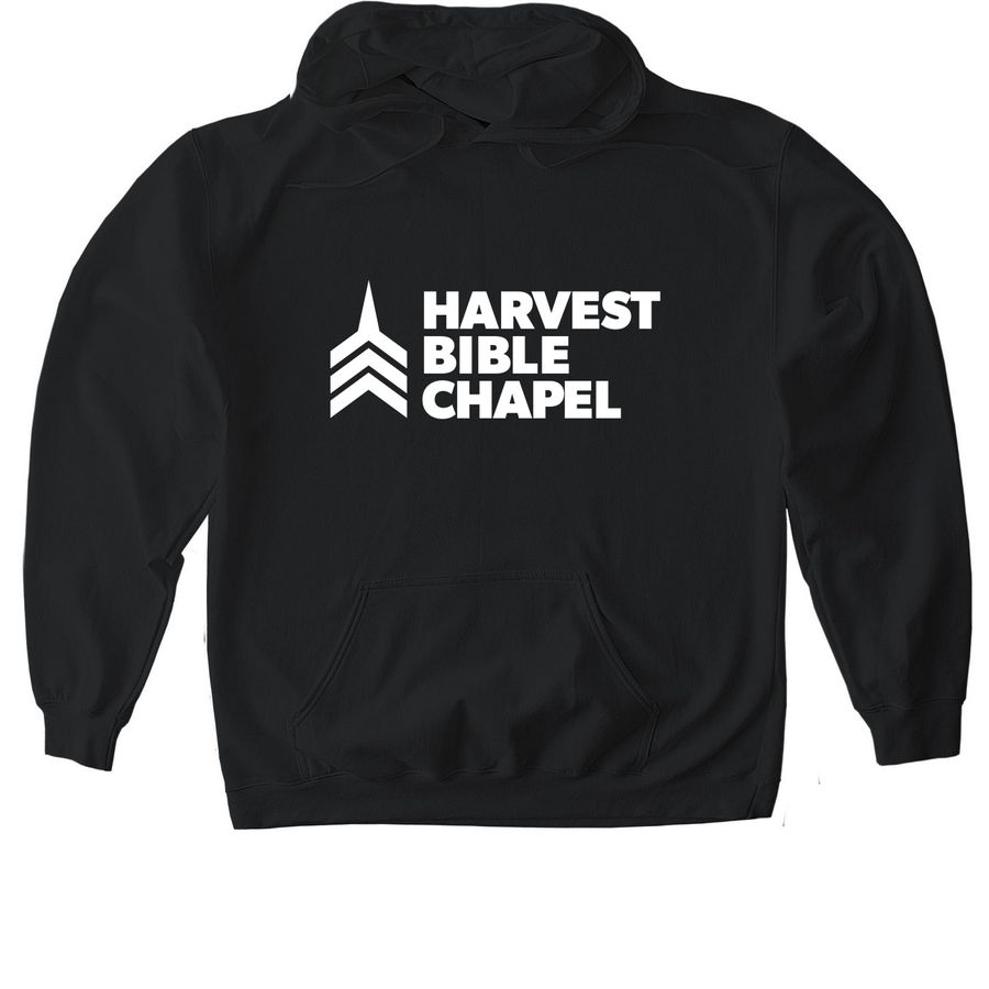 Hoodies and Sweatshirts/white logo, a Black Gildan Softstyle Pullover Hoodie