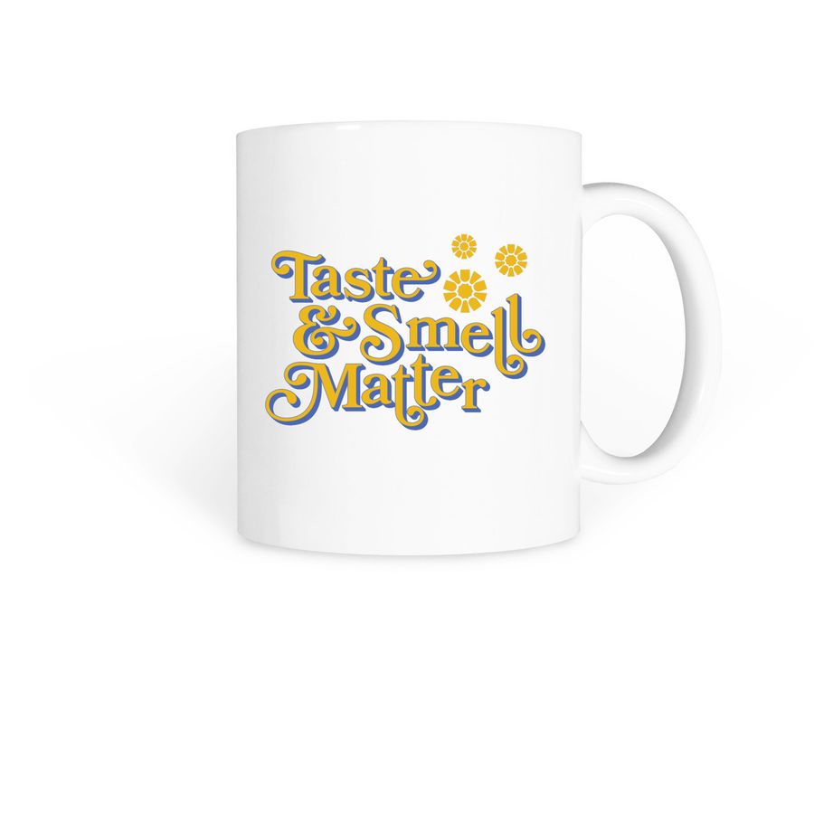 Taste & Smell Matter Mug, a White Coffee Mug