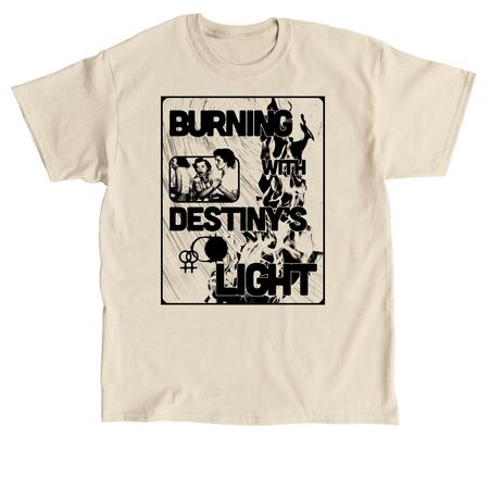 Burning with destiny's light, a Sand Classic Unisex Tee