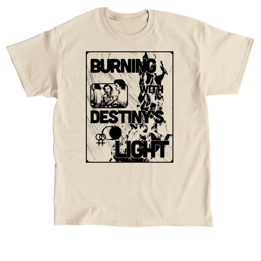 Burning with destiny's light, a Sand Classic Unisex Tee