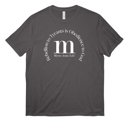 Myers Arms LLC Apparel, a Grey Steel All-American Unisex Tee