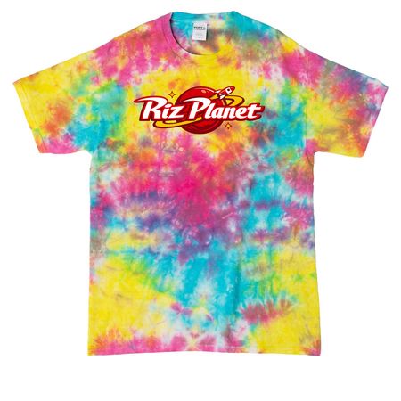 Riz Planet Collection, a Jeweltone Colorburst Crystal Tie Dye Tee