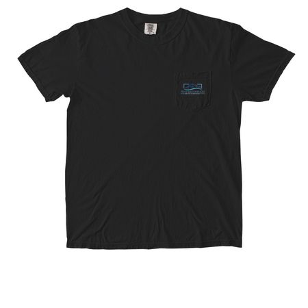 Pine Mountain Wind Symphony, a Black Comfort Colors Pocket Tee