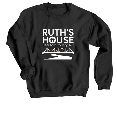 Ruth's House Swag, a Black Crewneck Sweatshirt