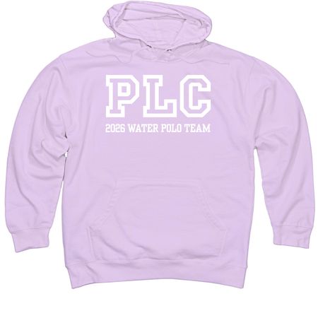 PLC Water Polo 2026, a Lavender Midweight Pullover Hoodie