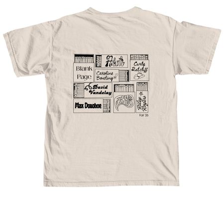 Matchbox T-shirt, a Ivory Comfort Colors Unisex Tee (back-view)