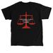 Law Merch Shirts (white lettering), a Black Classic Unisex Tee