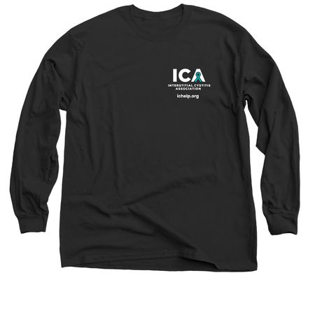 ICA Apparel, a Black Classic Long Sleeve Tee
