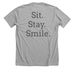 Cash & Co. Photography, a Athletic Heather Premium Unisex Tee (back-view)