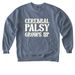 CPGU Logo Classic Crewneck, a Blue Jean Comfort Colors Crewneck Sweatshirt