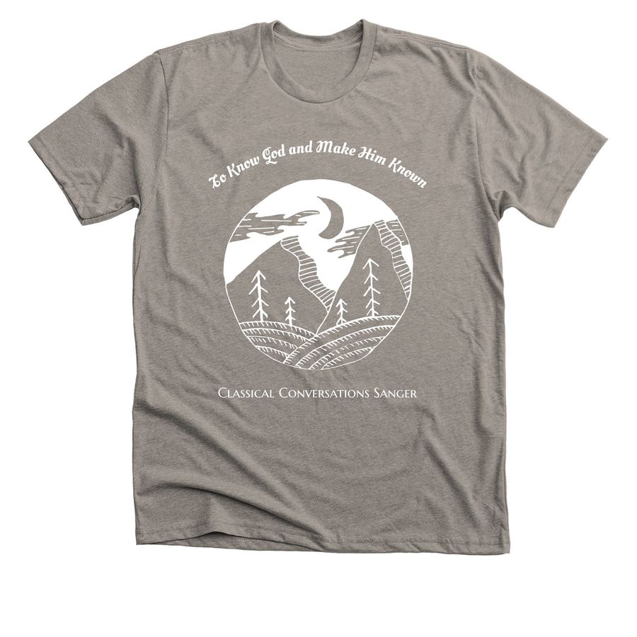 Classical Conversations Sanger, a Heather Stone Premium Unisex Tee