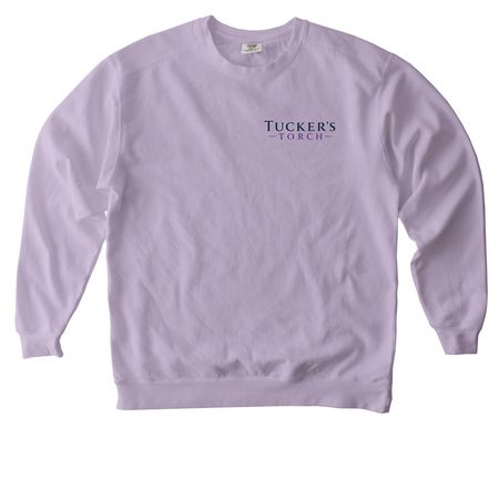Tucker's Torch Sweatshirts, a Orchid Comfort Colors Crewneck Sweatshirt